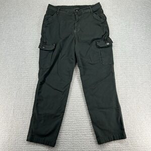 Kuhl Pants Women's 10 Reg 30x25 Forest Green Kultivatr Kargo Crop UPF 50+ Hiking
